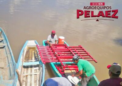 entrega por rio de una bascula ganadera prensa ganadera agroequipos pelaez